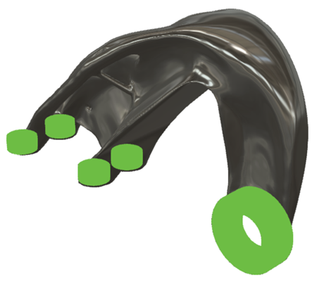 exemple de vue de la géométrie conservée