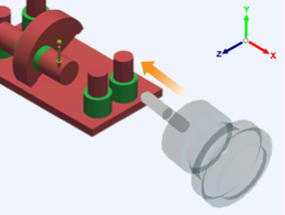 direction d’outil x-