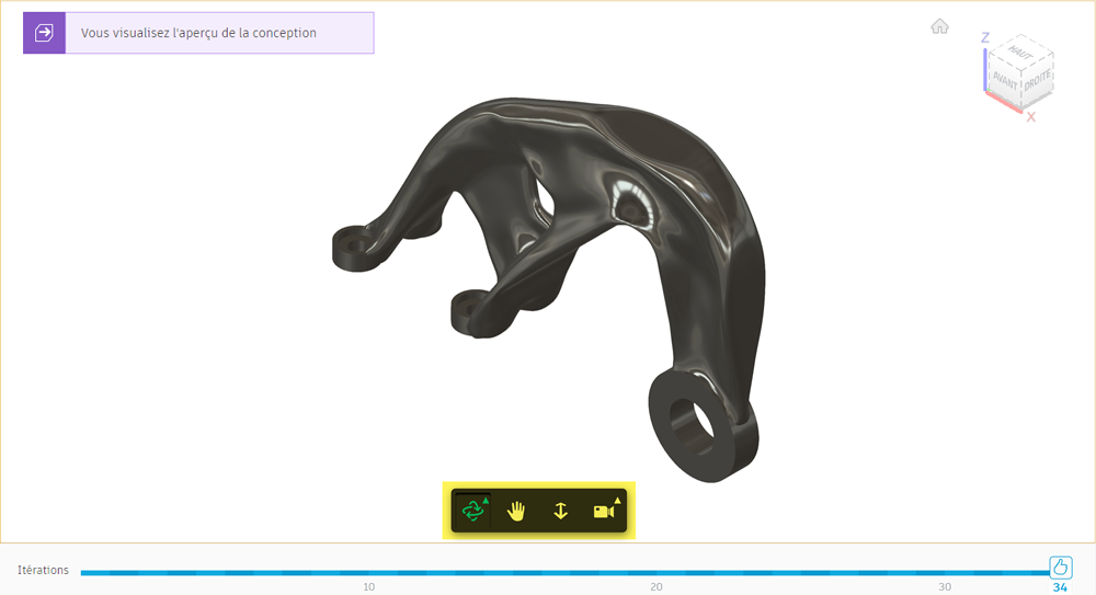 vue miniature - vue 3D