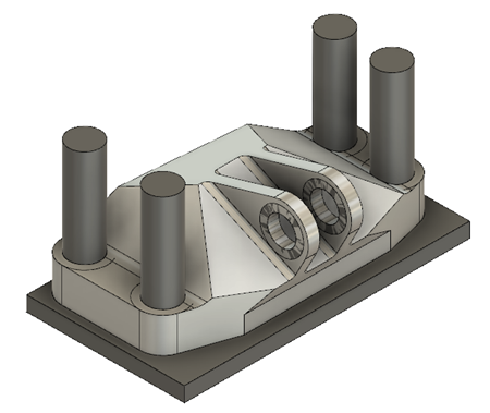 trous de boulon extrudés