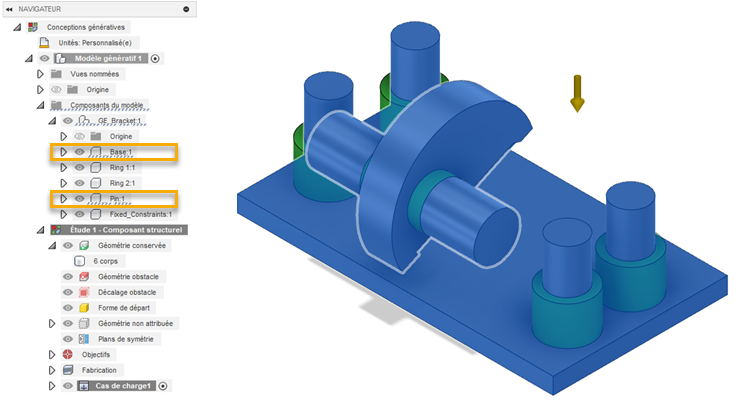 application de la géométrie obstacle