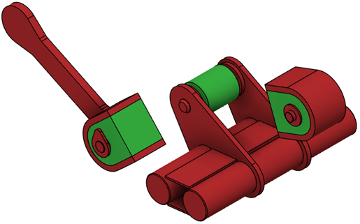 géométrie obstacle - rouge