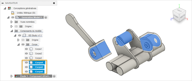 navigateur - géométrie conservée