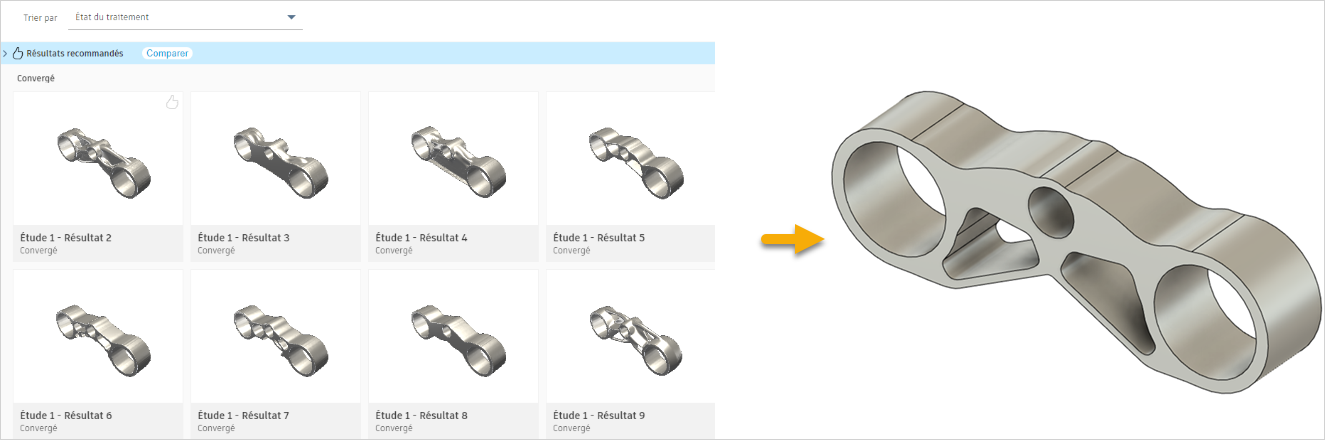 triple bride - modèle