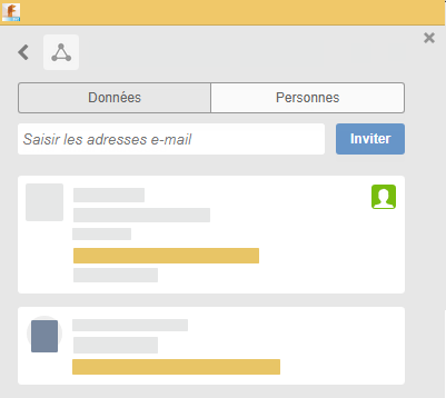 liste d’invitations