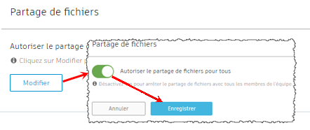 Partager des fichiers