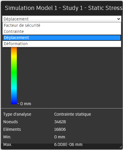 Filtrer les résultats de la simulation dans le visualiseur