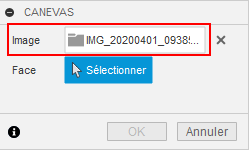 Boîte de dialogue Zone de dessin