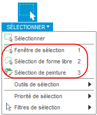 modes de sélection