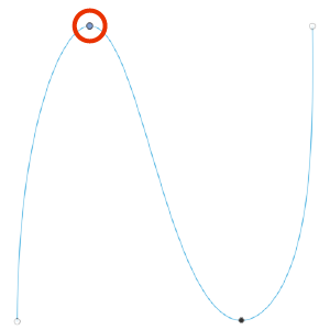 point d’esquisse sélectionné