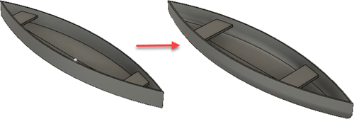 Modification d’un canoë