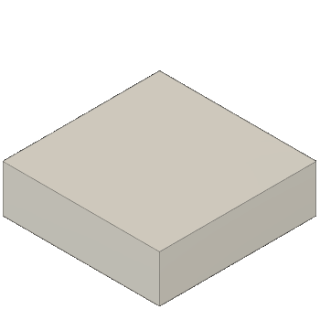 Exemple de décalage de surface