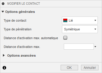 navigateur – modifier les contacts