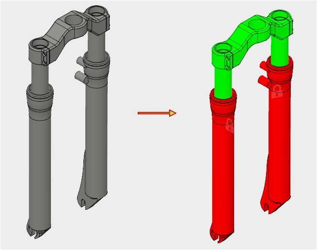 exemple d’affichage du degré de liberté