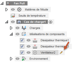 modifier le ventilateur