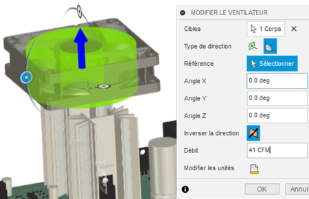 inverser la direction