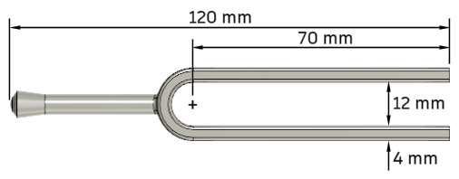 Dessin de la fourche de réglage