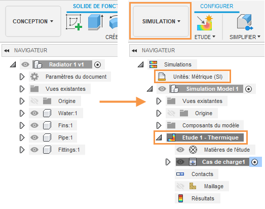 Configuration de l’analyse thermique