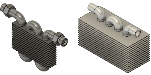 Résultats de température du radiateur