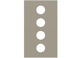 radiateur à ailettes plus larges