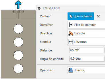 désélectionner les faces de canalisation