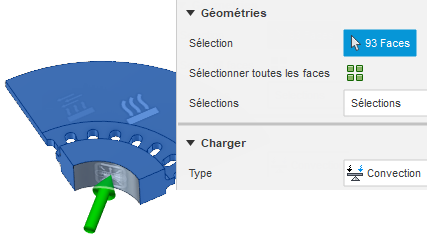 convection de toutes les faces