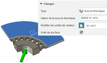 face de contact du frein