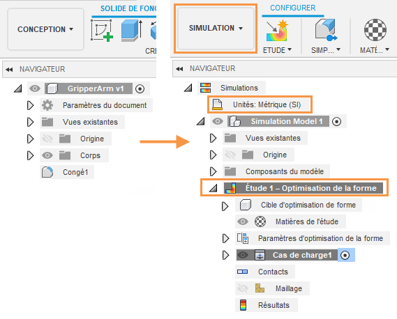 Configuration de l’analyse des contraintes statiques
