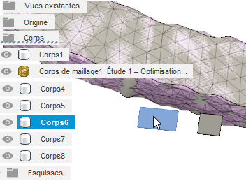 supprimer les corps