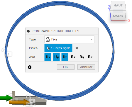 contraintes de fixité de rouleau