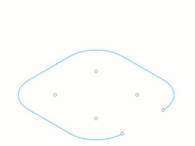 animation relative à l’extrusion de surface de contour ouvert