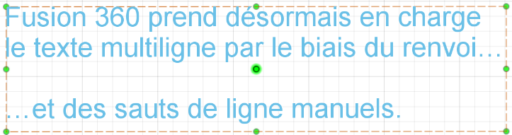 Exemple de texte multiligne