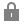 Icône avec un cadenas fermé