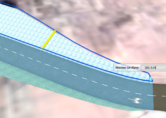 Scinder un talus de bord de route