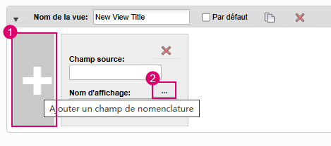 Ajout de nouveaux champs