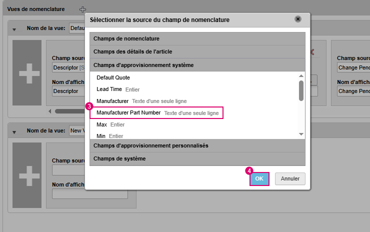 Ajout de nouveaux champs