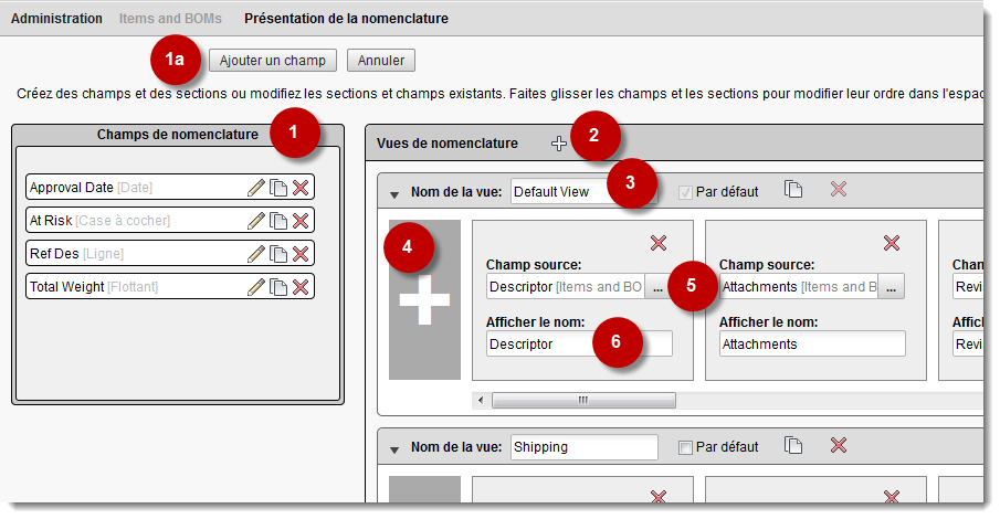 Eléments de la présentation