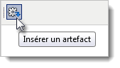 Bouton Insérer un artefact
