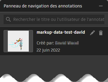 panneau de navigation