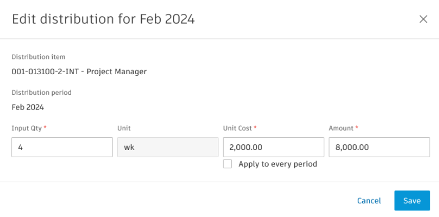 Modifier la distribution