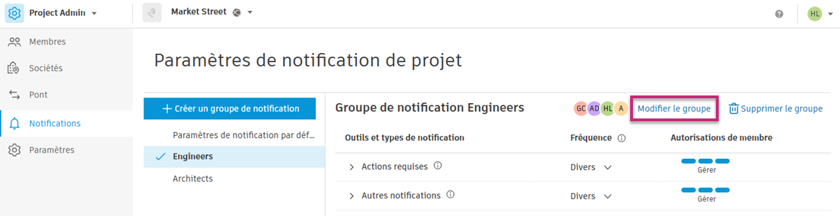 Ajouter des destinataires