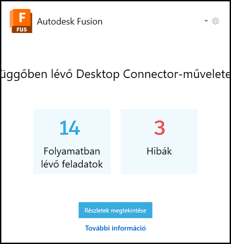 Fusion kezdőképernyő