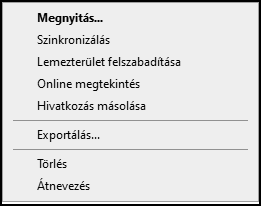 Kattintson a jobb gombbal a Fusion elemre
