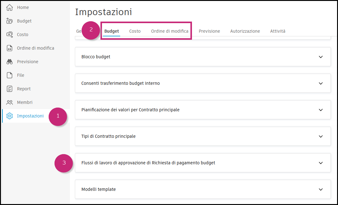 Settings for approval workflows