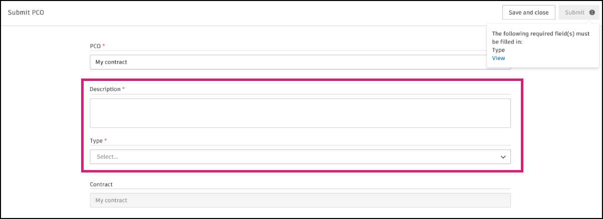 Required fields in collaborative workflow
