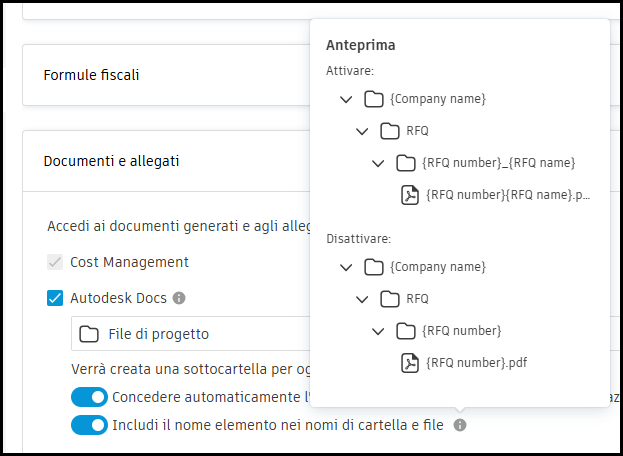 Shorten document name