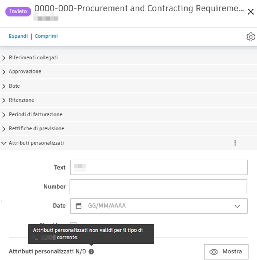 Show custom attributes and the notification tooltip