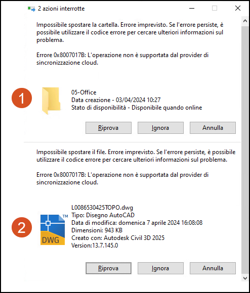 Moving Files and Folders