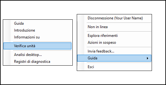 Verifica unità