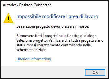 Unable to Change Workspace